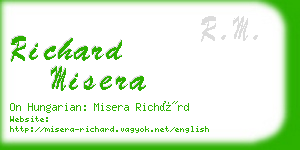 richard misera business card